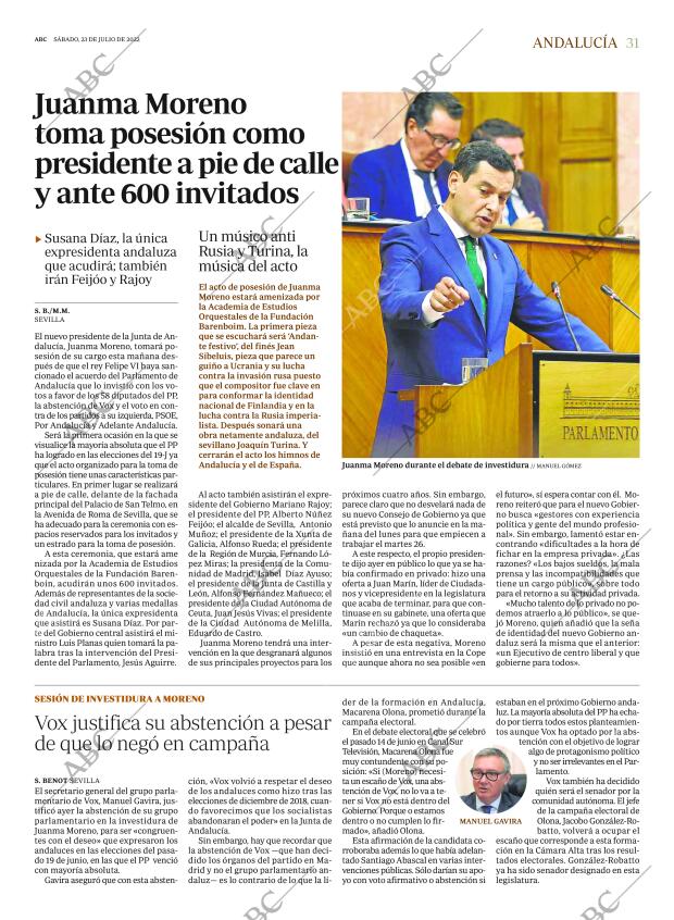 ABC SEVILLA 23-07-2022 página 31