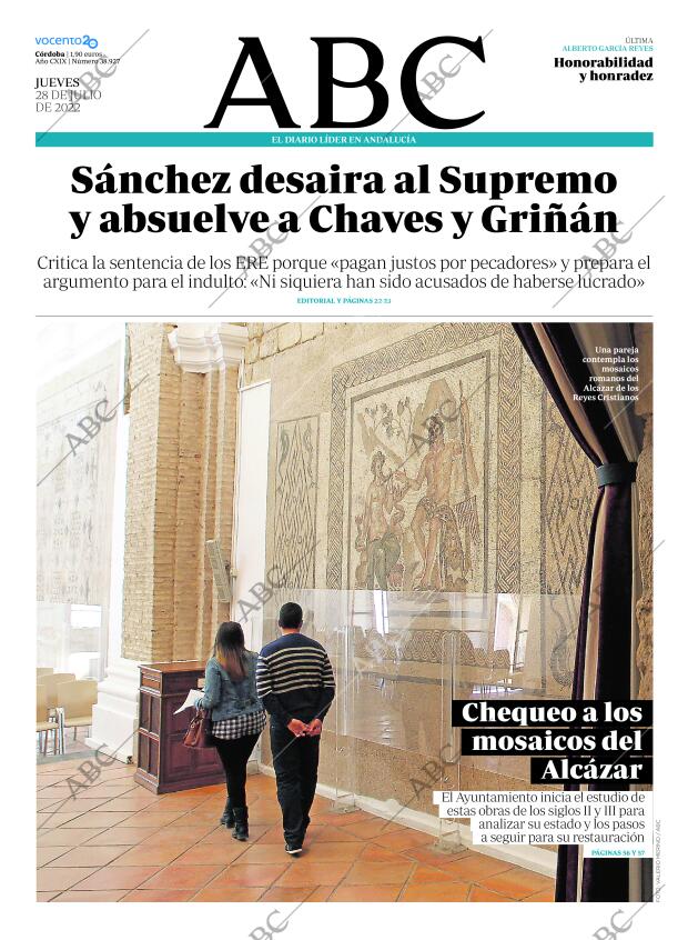 ABC CORDOBA 28-07-2022 página 1