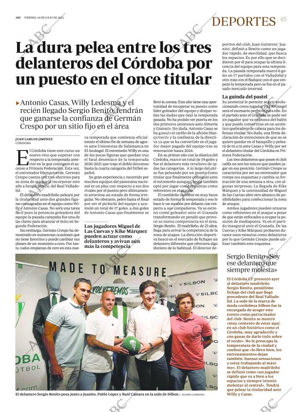ABC CORDOBA 29-07-2022 página 45