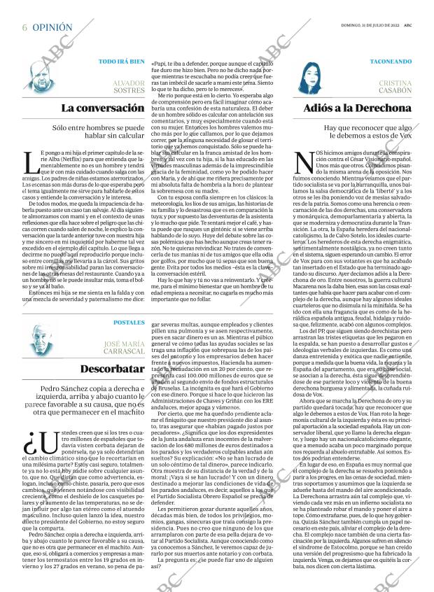 ABC MADRID 31-07-2022 página 6