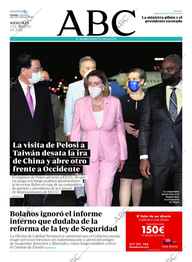 ABC CORDOBA 03-08-2022 página 1