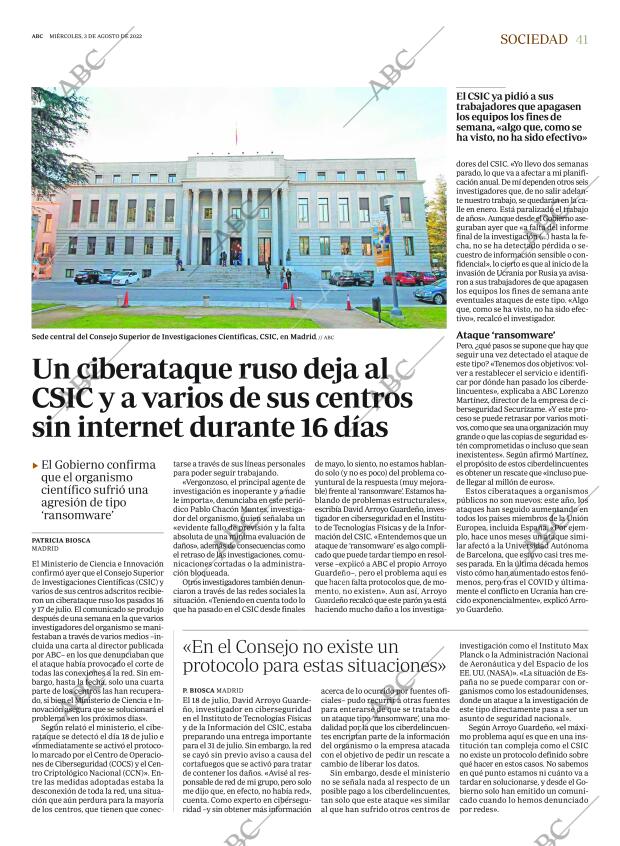 ABC CORDOBA 03-08-2022 página 41