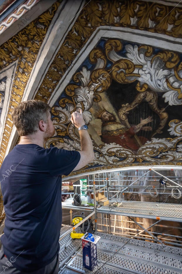 Restauración de los frescos de la Parroquia de la Magdalena