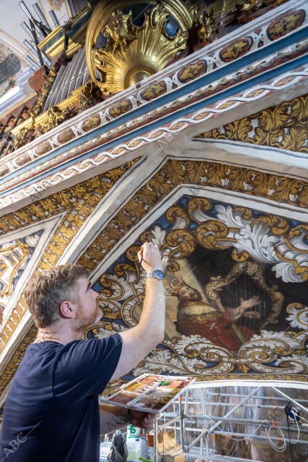 Restauración de los frescos de la Parroquia de la Magdalena