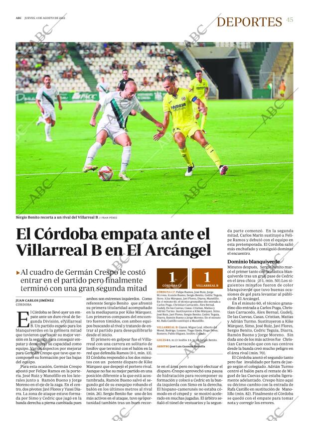 ABC CORDOBA 04-08-2022 página 45