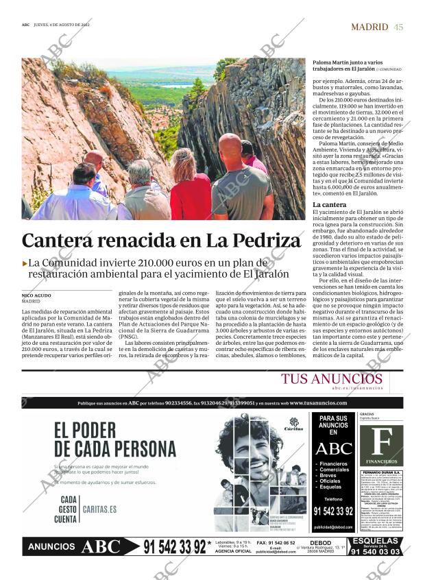 ABC MADRID 04-08-2022 página 45