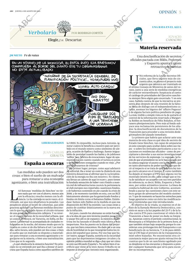 ABC MADRID 04-08-2022 página 5