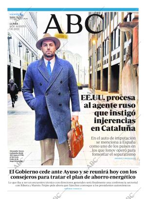 ABC MADRID 08-08-2022 página 1