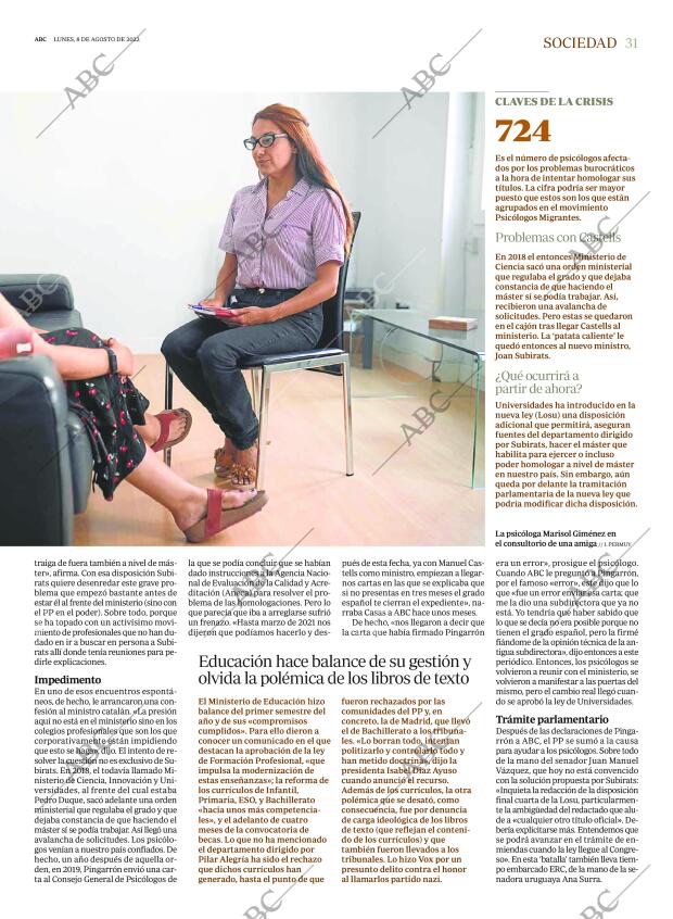 ABC MADRID 08-08-2022 página 31