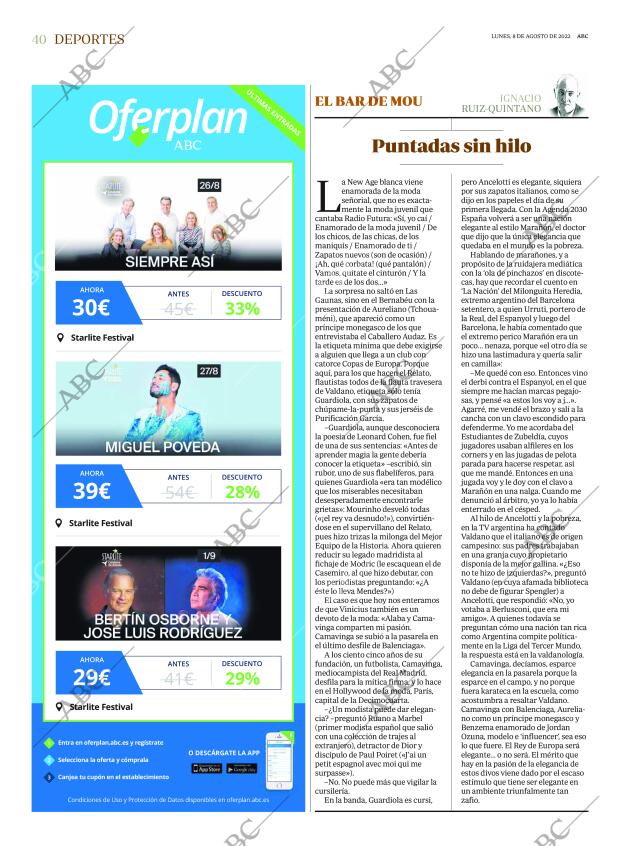 ABC MADRID 08-08-2022 página 40