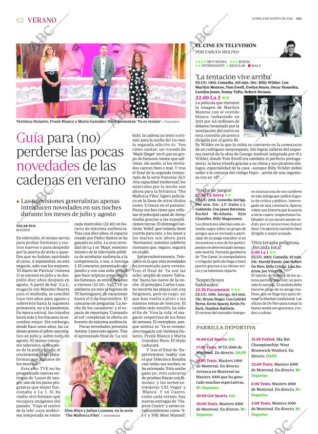 ABC MADRID 08-08-2022 página 62