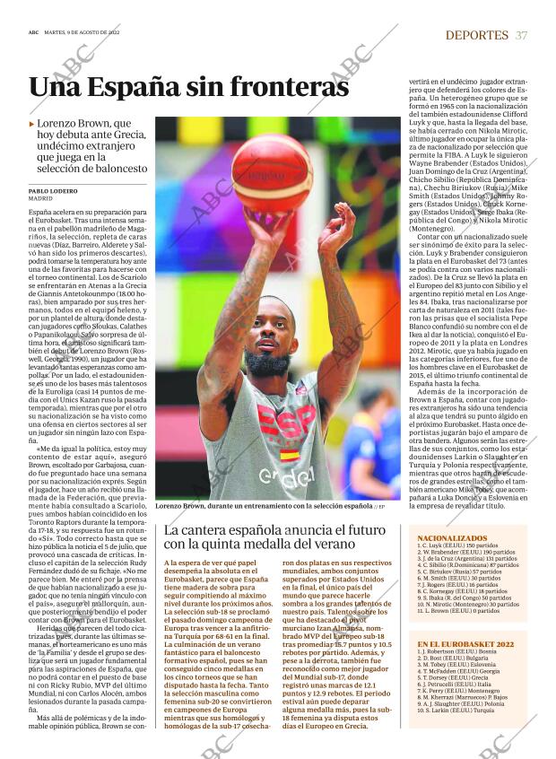 ABC MADRID 09-08-2022 página 37