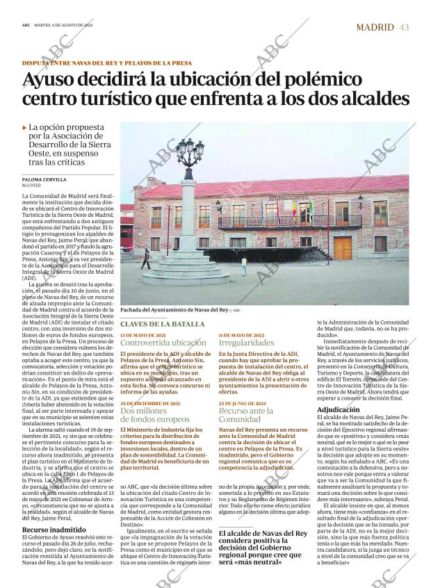 ABC MADRID 09-08-2022 página 43