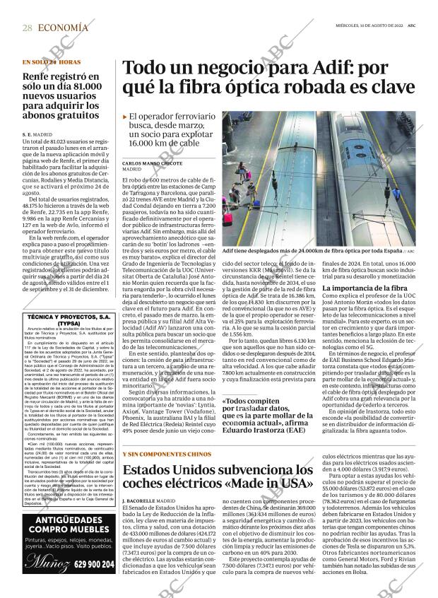 ABC MADRID 10-08-2022 página 28