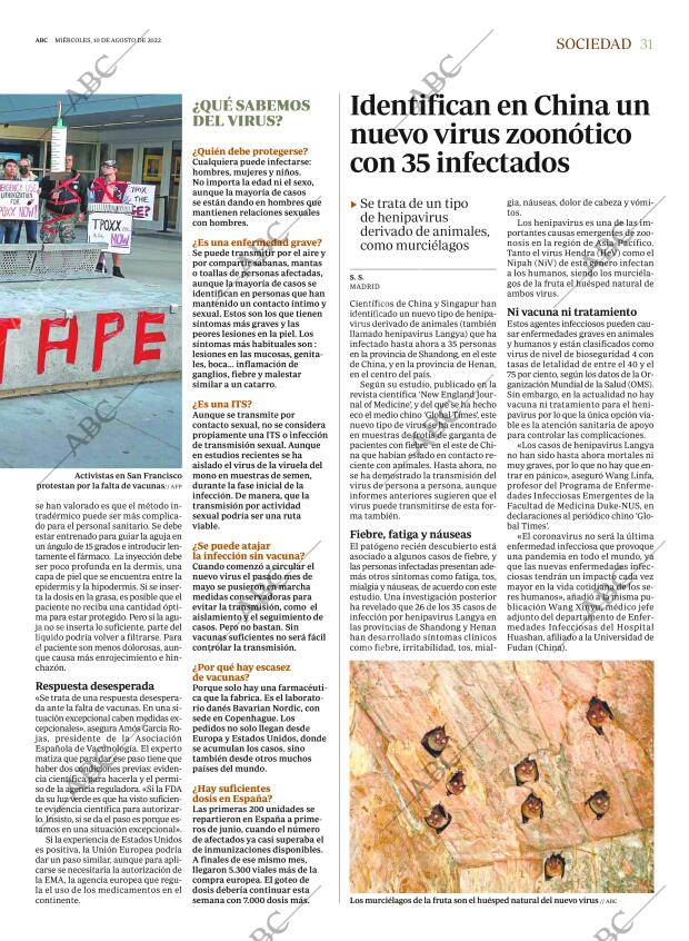 ABC MADRID 10-08-2022 página 31