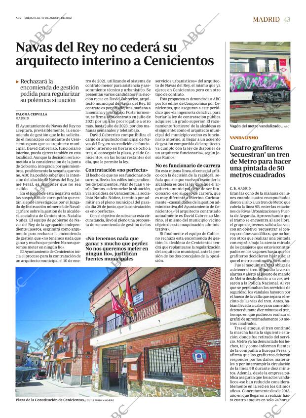 ABC MADRID 10-08-2022 página 43