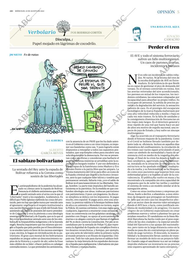ABC MADRID 10-08-2022 página 5