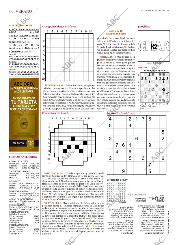 ABC MADRID 11-08-2022 página 60