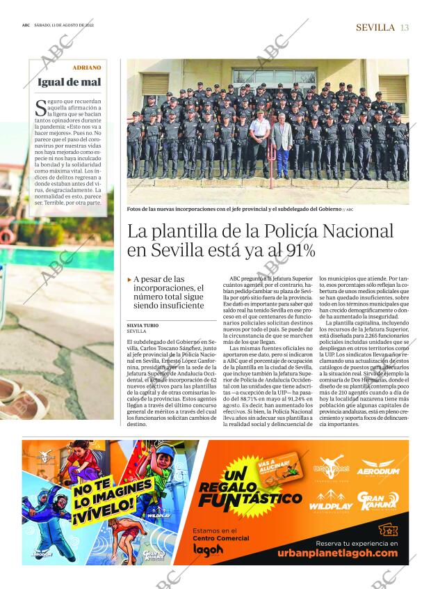 ABC SEVILLA 13-08-2022 página 13