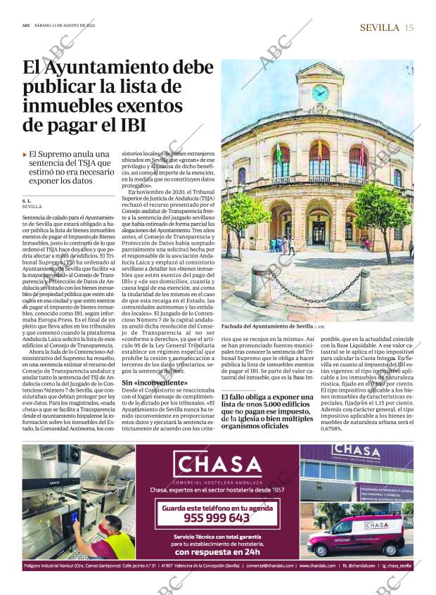 ABC SEVILLA 13-08-2022 página 15