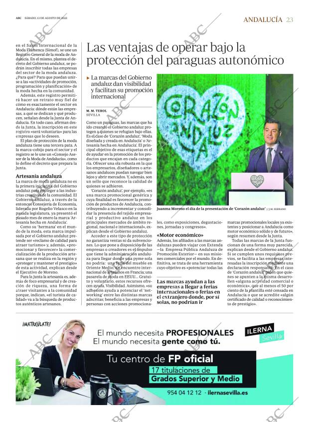 ABC SEVILLA 13-08-2022 página 23
