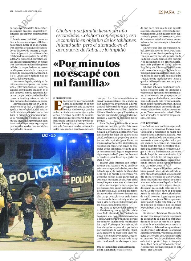 ABC SEVILLA 13-08-2022 página 27