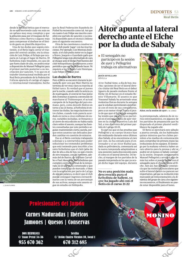ABC SEVILLA 13-08-2022 página 53