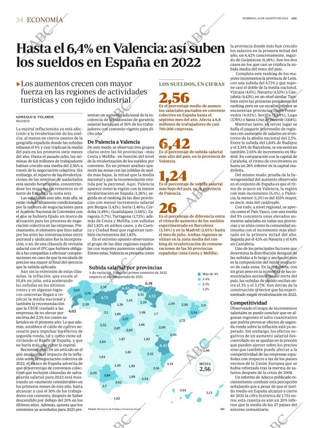 ABC MADRID 14-08-2022 página 34