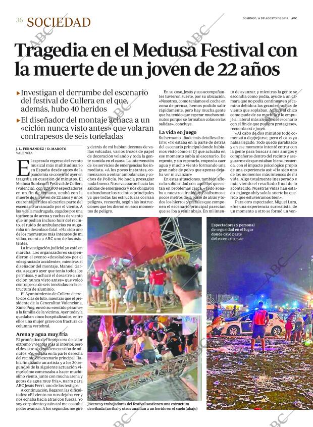 ABC MADRID 14-08-2022 página 36