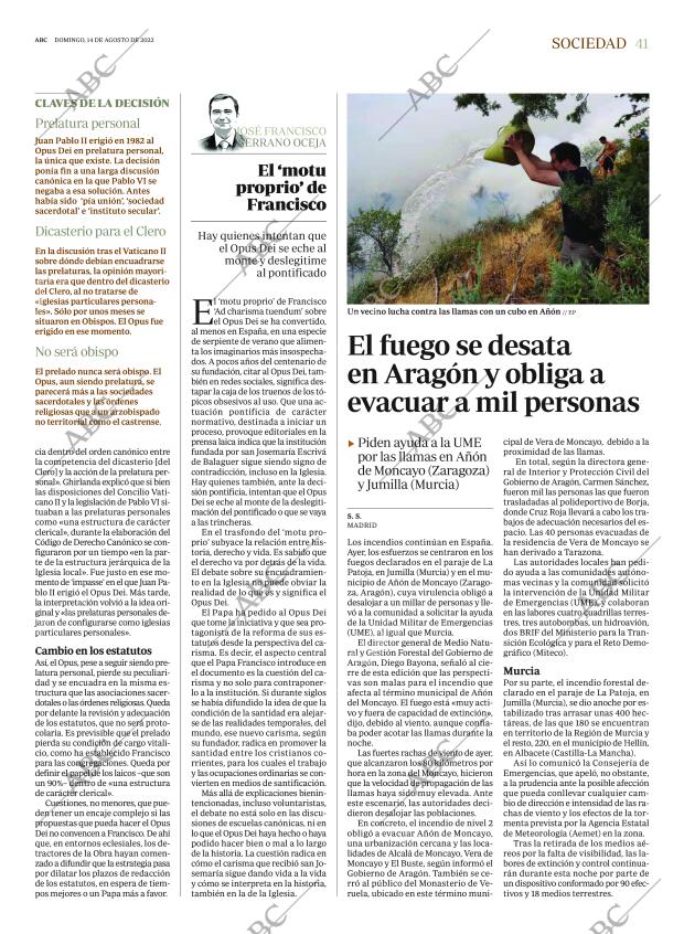 ABC MADRID 14-08-2022 página 41