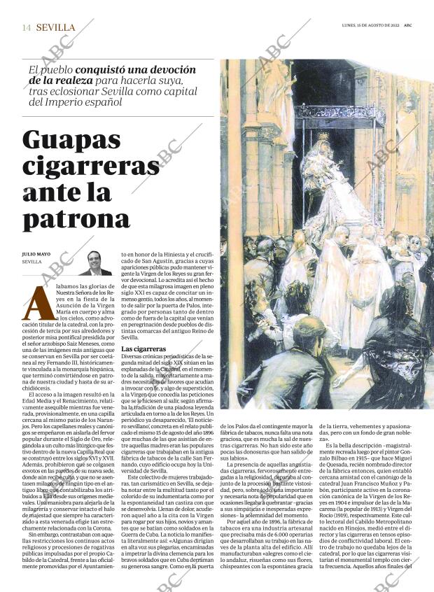 ABC SEVILLA 15-08-2022 página 14