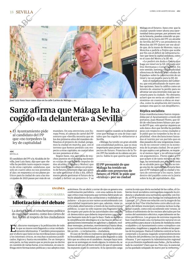 ABC SEVILLA 15-08-2022 página 18