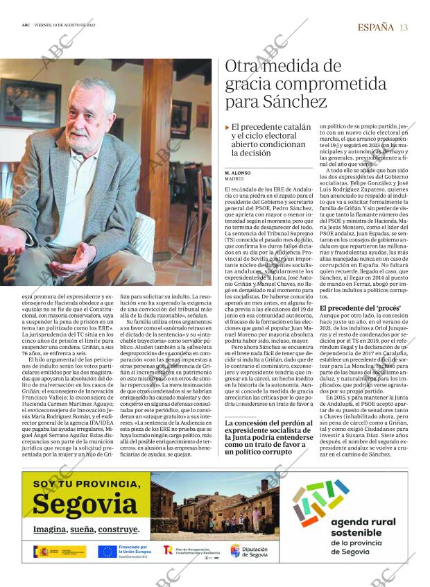 ABC MADRID 19-08-2022 página 13