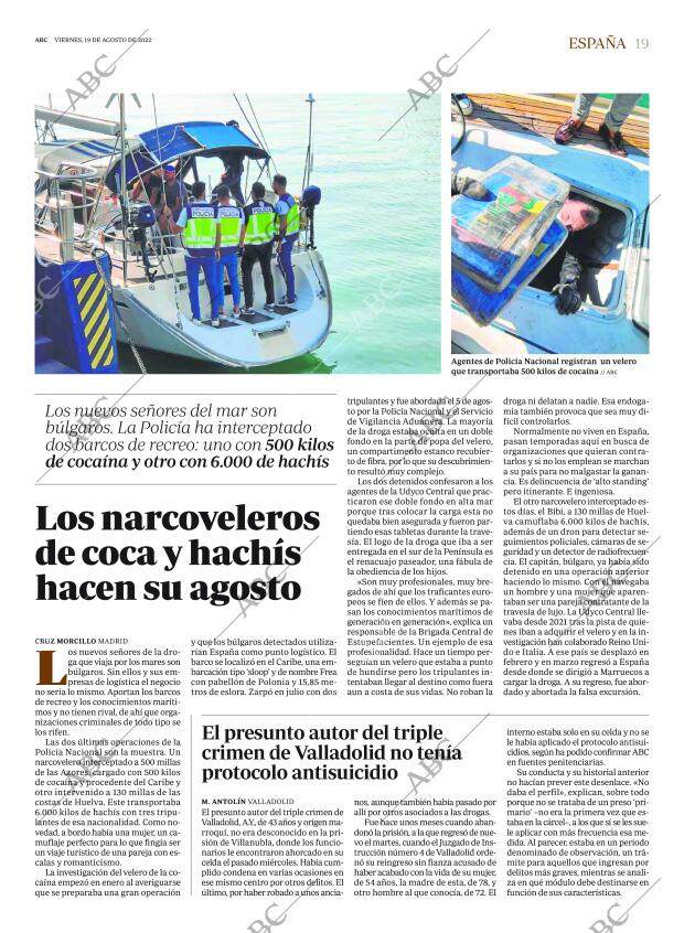 ABC MADRID 19-08-2022 página 19