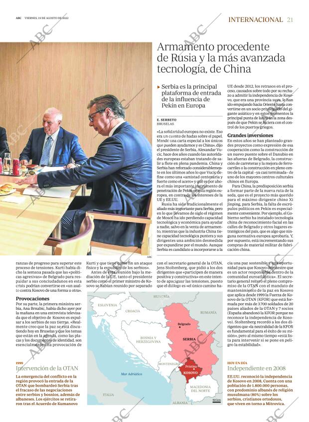 ABC MADRID 19-08-2022 página 21