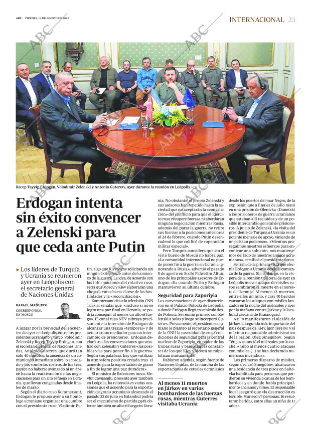 ABC MADRID 19-08-2022 página 23