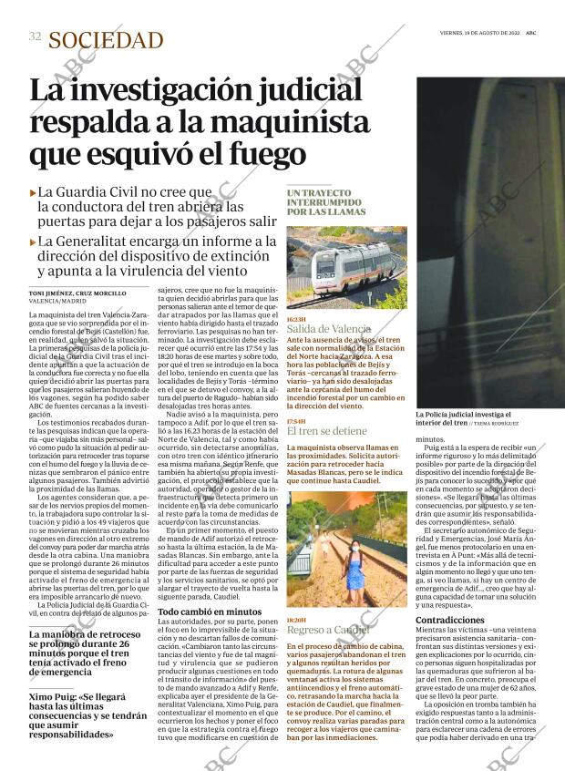 ABC MADRID 19-08-2022 página 32