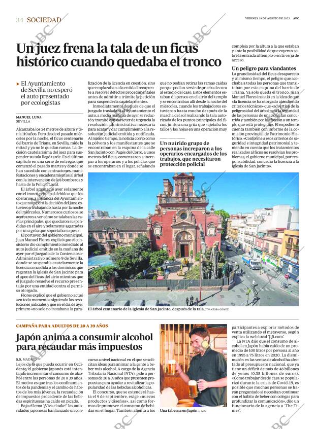 ABC MADRID 19-08-2022 página 34