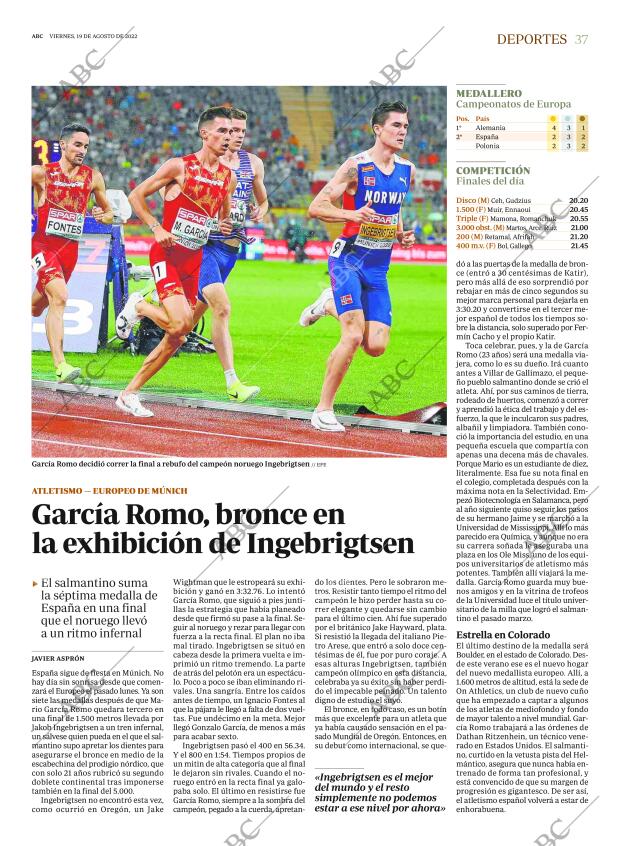 ABC MADRID 19-08-2022 página 37