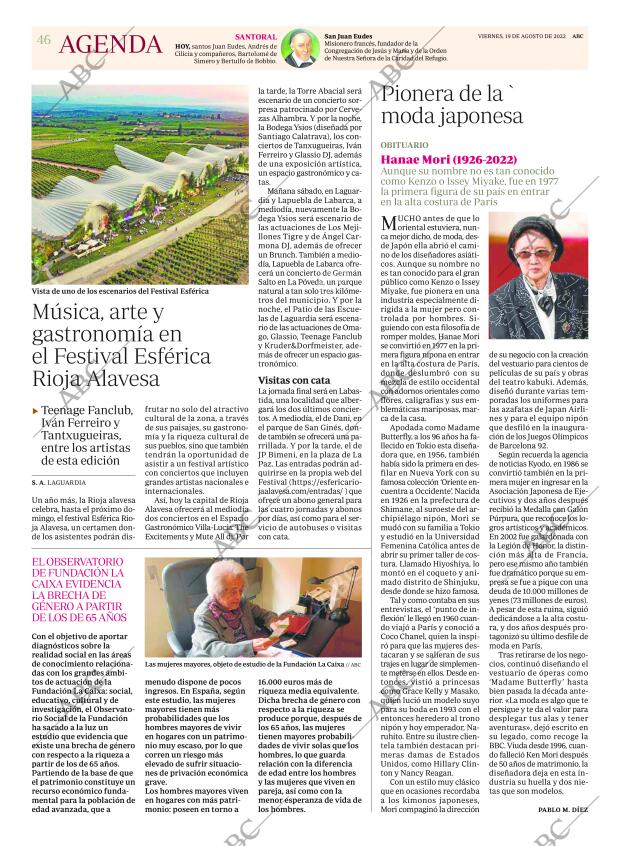 ABC MADRID 19-08-2022 página 46