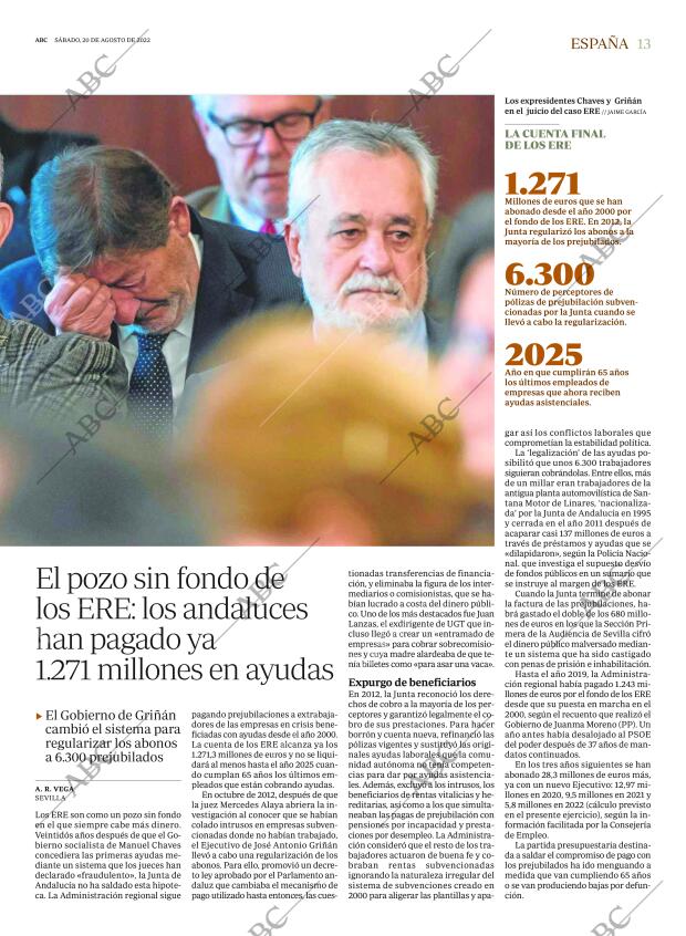 ABC MADRID 20-08-2022 página 13