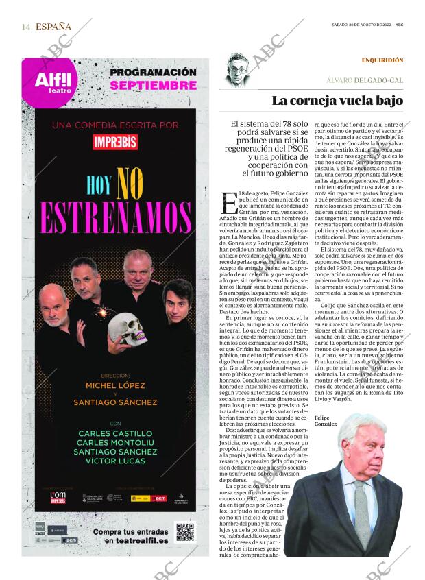 ABC MADRID 20-08-2022 página 14