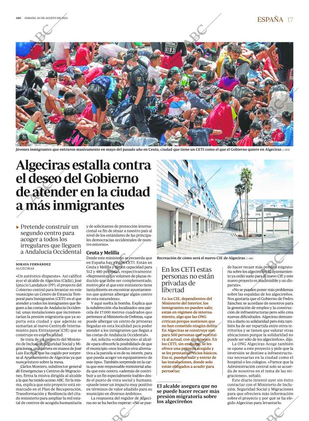 ABC MADRID 20-08-2022 página 17