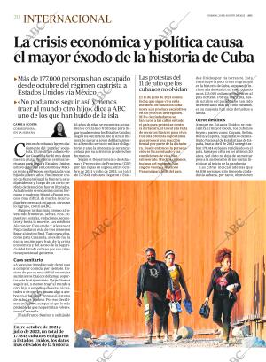 ABC MADRID 20-08-2022 página 20