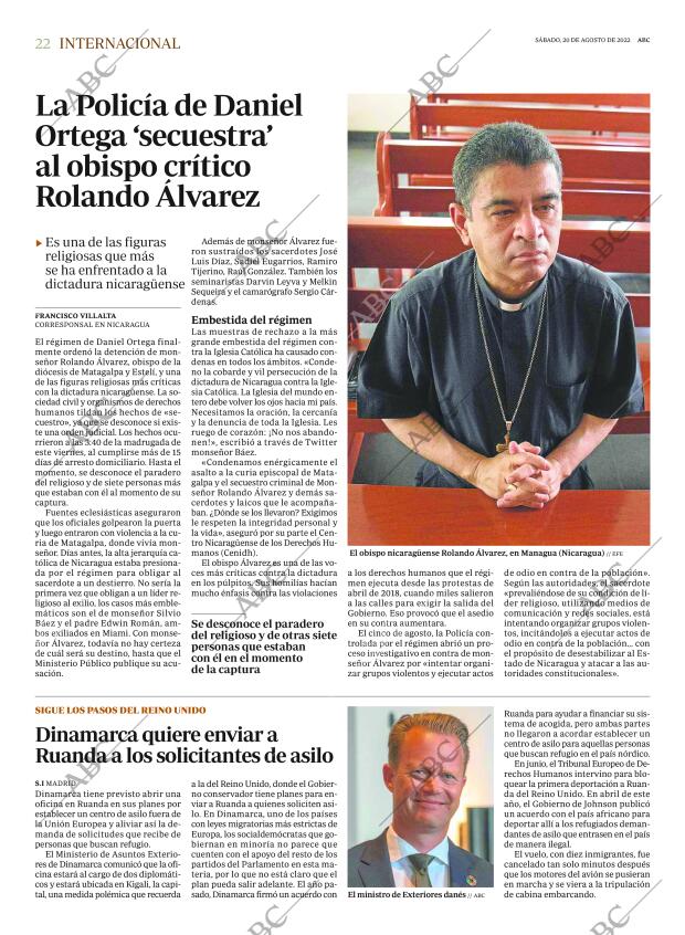 ABC MADRID 20-08-2022 página 22