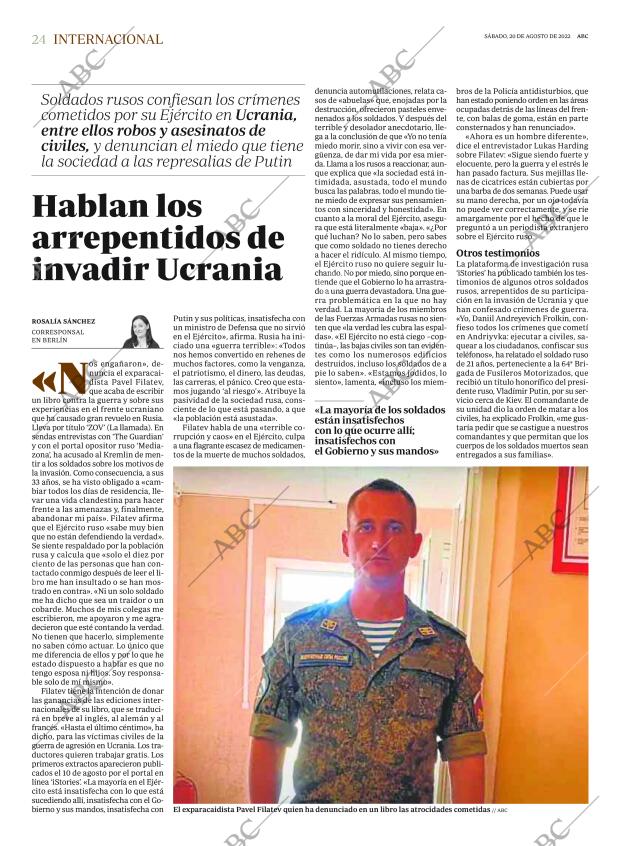 ABC MADRID 20-08-2022 página 24