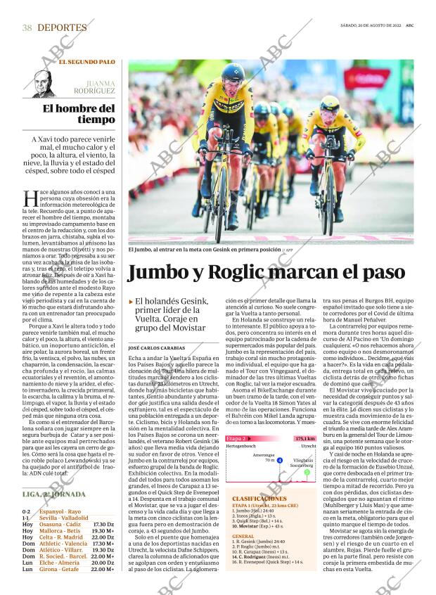 ABC MADRID 20-08-2022 página 38
