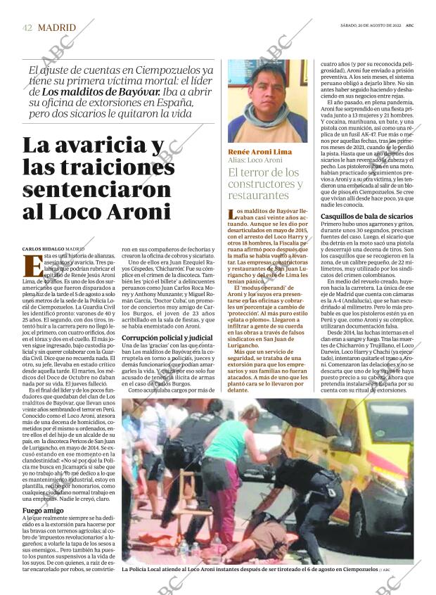 ABC MADRID 20-08-2022 página 42