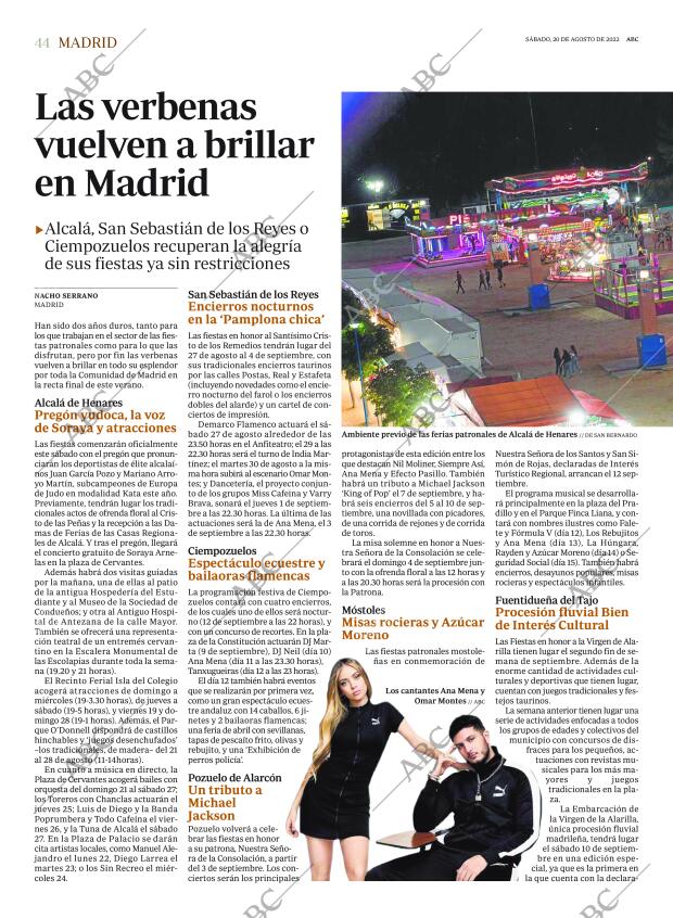 ABC MADRID 20-08-2022 página 44