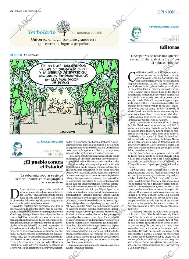 ABC MADRID 20-08-2022 página 5